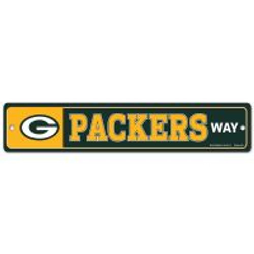 Green Bay Packers Street / Zone Sign 3.75" X 19"