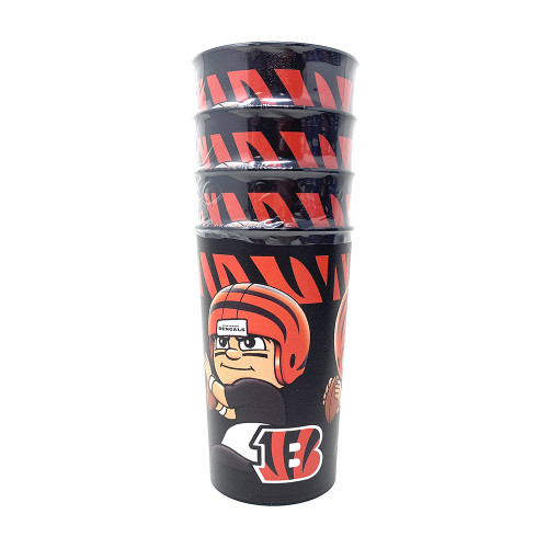 Cincinnati Bengals Party Cup 4 Pack