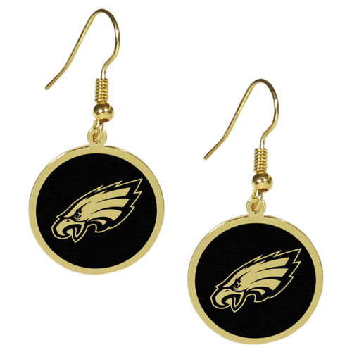 Philadelphia Eagles Gold Tone Earrings