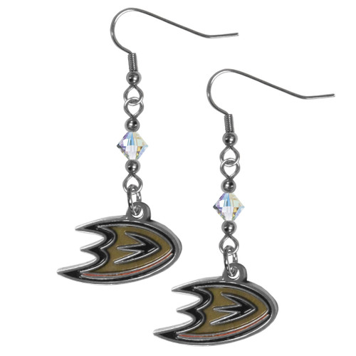 Anaheim Ducks® Crystal Dangle Earrings