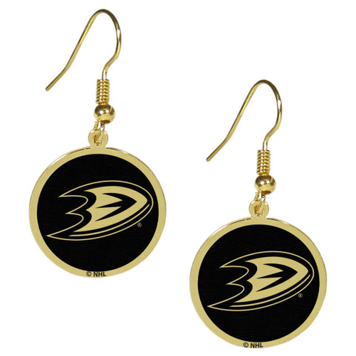 Anaheim Ducks® Gold Tone Earrings