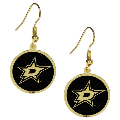 Dallas Stars Gold Tone Earrings