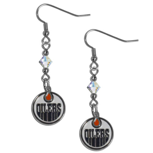 Edmonton Oilers® Crystal Dangle Earrings