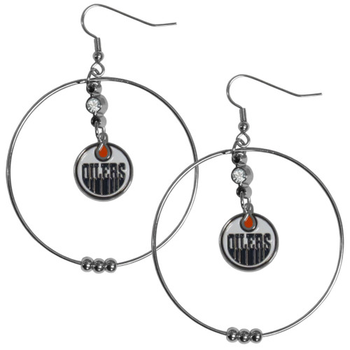 Edmonton Oilers® 2 Inch Hoop Earrings