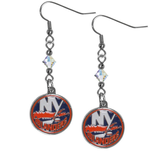 New York Islanders® Crystal Dangle Earrings