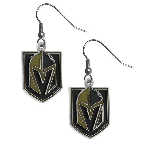 Las Vegas Golden Knights® Chrome Dangle Earrings