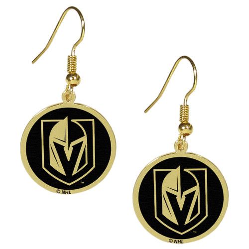 Vegas Golden Knights® Gold Tone Earrings