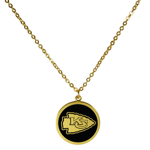 Kansas City Chiefs Gold Tone Necklace