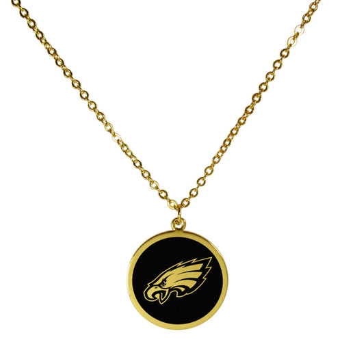 Philadelphia Eagles Gold Tone Necklace