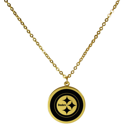 Pittsburgh Steelers Gold Tone Necklace