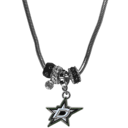 Dallas Stars Euro Bead Necklace