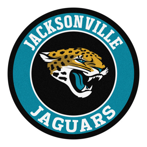 Jacksonville Jaguars Roundel Mat Jaguar Head Primary Logo Black