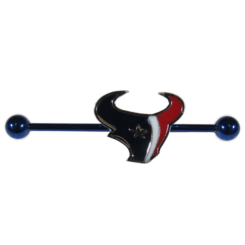 Houston Texans Industrial Slider Barbell