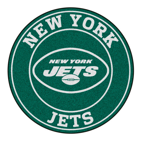 New York Jets Roundel Mat Oval Jets Primary Logo Green