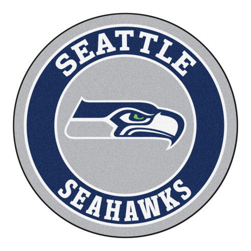 Seattle Seahawks Roundel Mat Seahawk Primary Logo Blue