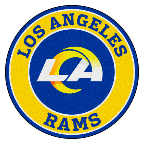 Los Angeles Rams Roundel Mat "Ram" Logo Navy