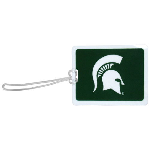 Michigan St. Spartans Vinyl Luggage Tag