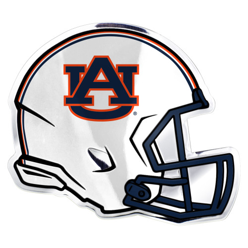 Auburn University - Auburn Tigers Embossed Helmet Emblem AU Primary Logo Blue, Orange