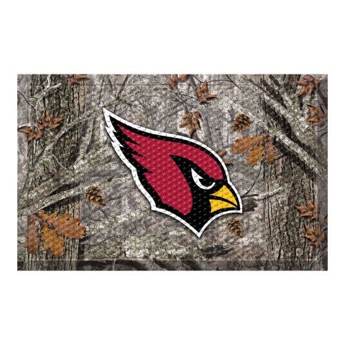 Arizona Cardinals Scraper Mat Cardinal Head Primary Logo Camo