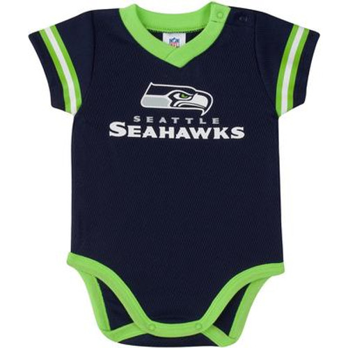 Seattle Seahawks Baby Boy Jersey Bodysuit