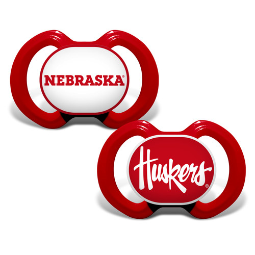 Nebraska Cornhuskers Pacifier 2 Pack