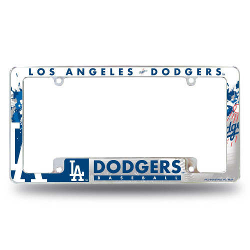 Los Angeles Dodgers All Over Chrome Frame