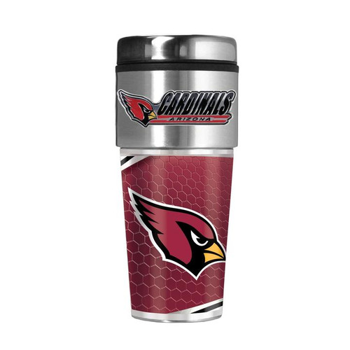 Arizona Cardinals 16 oz. Travel Tumbler with Metallic Graphics