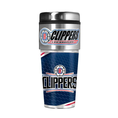 Los Angeles Clippers 16 oz. Travel Tumbler with Metallic Graphics