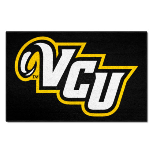 Virginia Commonwealth University - VCU Rams Starter Mat "VCU" Logo Black