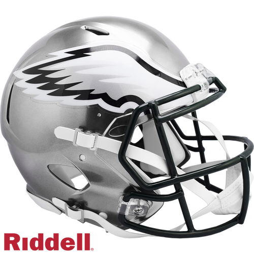 Philadelphia Eagles Helmet Riddell Authentic Full Size Speed Style FLASH Alternate