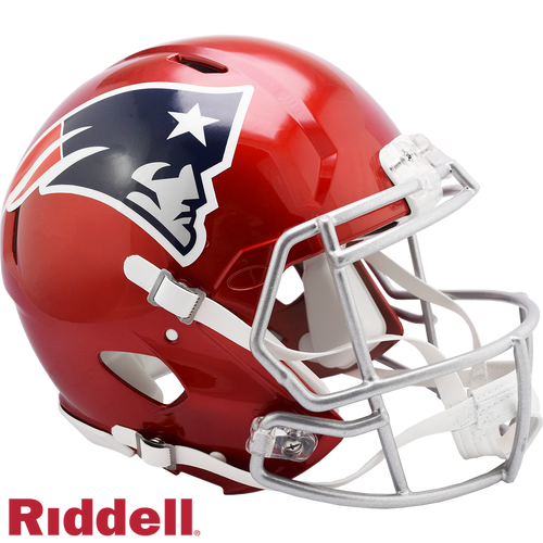 New England Patriots Helmet Riddell Authentic Full Size SpeedFlex Style FLASH Alternate