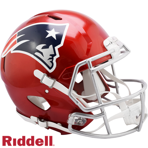 New England Patriots Helmet Riddell Authentic Full Size Speed Style FLASH Alternate