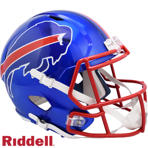 Buffalo Bills Helmet Riddell Replica Full Size Speed Style FLASH Alternate