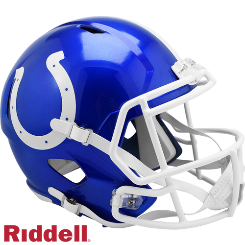 Indianapolis Colts Helmet Riddell Replica Full Size Speed Style FLASH Alternate