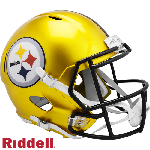 Pittsburgh Steelers Helmet Riddell Replica Full Size Speed Style FLASH Alternate