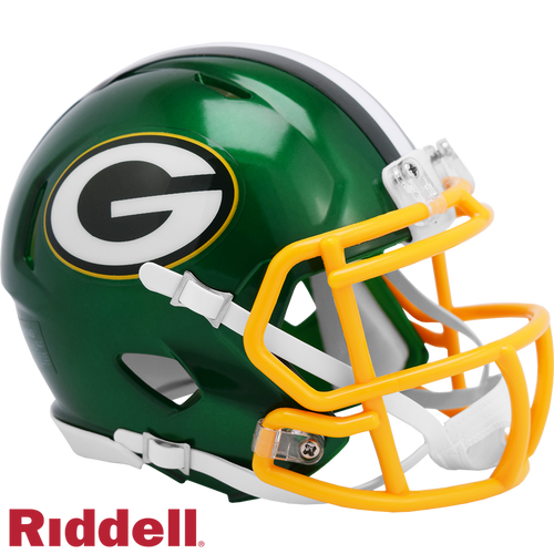 Green Bay Packers Helmet Riddell Replica Mini Speed Style FLASH Alternate