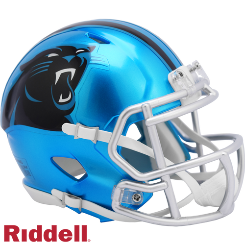 Carolina Panthers Helmet Riddell Replica Mini Speed Style FLASH Alternate