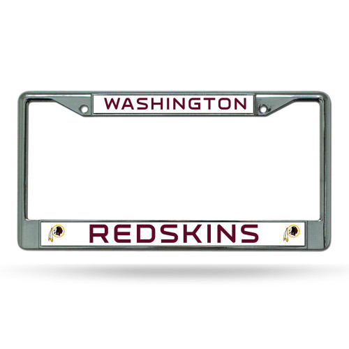 Washington Commanders Chrome License Plate Frame