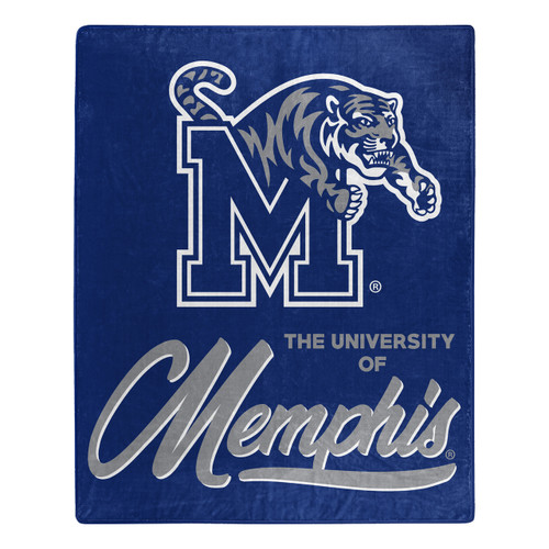 Memphis Tigers Blanket 50x60 Raschel Signature Design