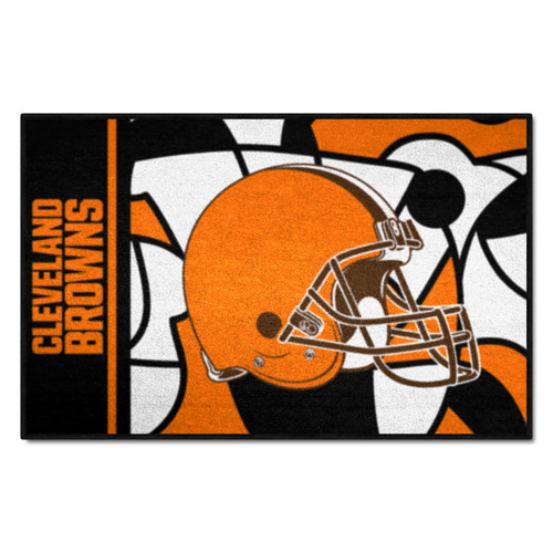 Cleveland Browns NFL x FIT Starter Mat NFL x FIT Pattern & Team Primary Logo Pattern