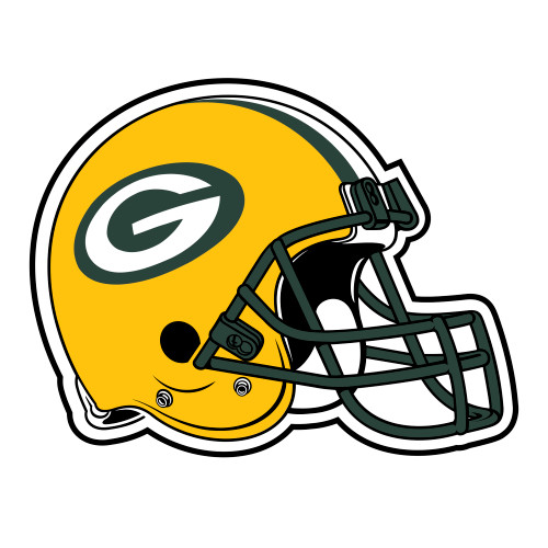 Green Bay Packers Mascot Mat - Helmet G Primary Logo Green