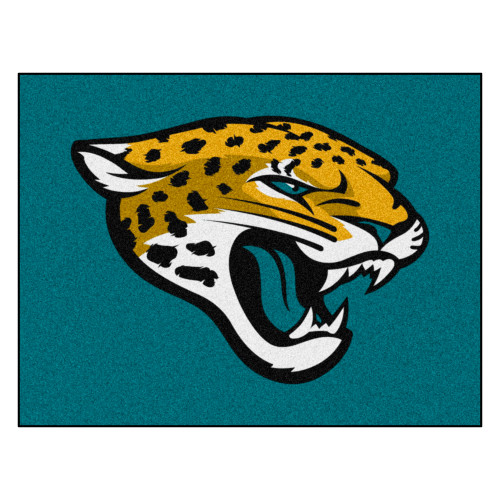 Jacksonville Jaguars All-Star Mat Jaguars Primary Logo Teal