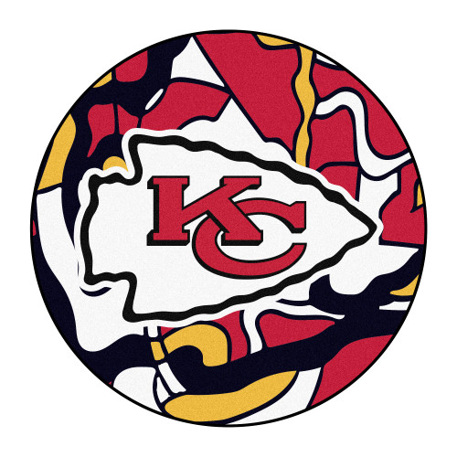 Kansas City Chiefs NFL x FIT Roundel Mat NFL x FIT Pattern & Team Primary Logo Pattern