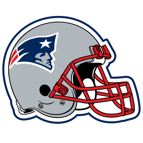 New England Patriots Mascot Mat - Helmet Patriot Head Primary Logo Navy