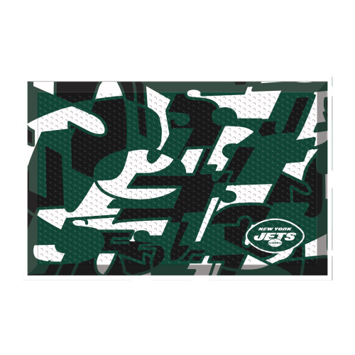 New York Jets NFL x FIT Scraper Mat NFL x FIT Pattern & Team Primary Logo Pattern