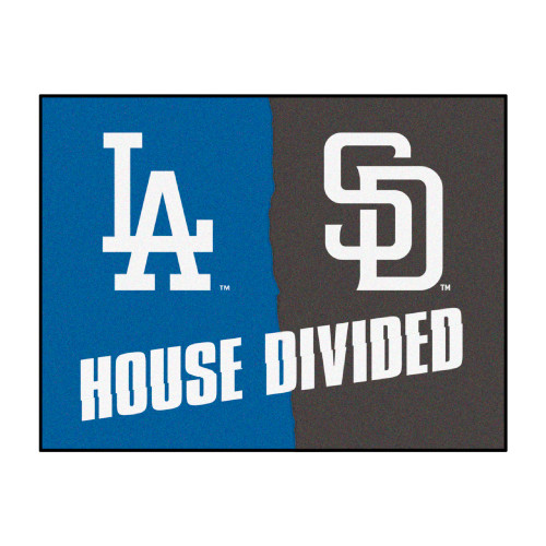 NFL House Divided - Raiders / Chargers House Divided Mat House Divided Multi