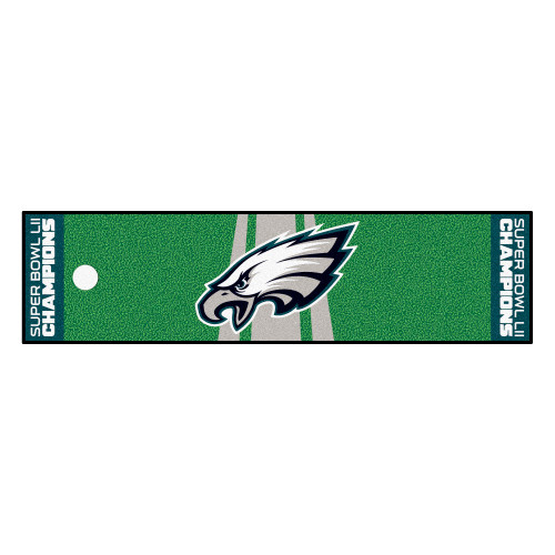 Philadelphia Eagles Putting Green Mat Super Bowl LII Champions