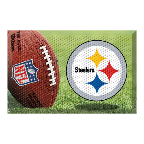 Pittsburgh Steelers Scraper Mat Steeler Primary Logo Photo