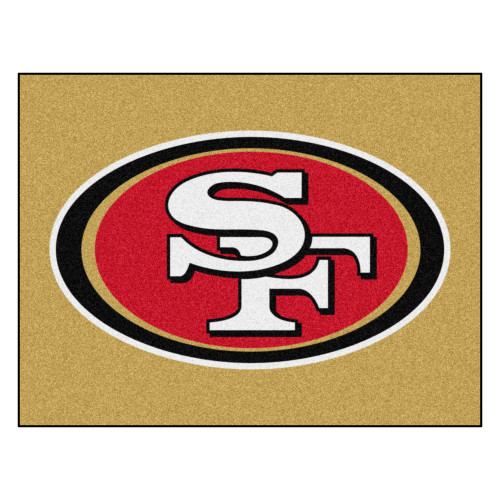 San Francisco 49ers All-Star Mat 49ers Primary Logo Gold