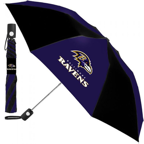 Baltimore Ravens 42 Inch Auto Folding Umbrella